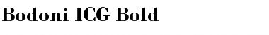 Bodoni ICG Bold Font