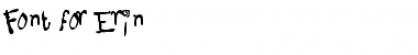 Download Font for Erin Font Download Font for Erin Font