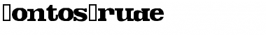Download FontosCrude Font Download FontosCrude Font