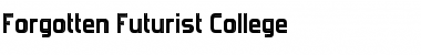 Download Forgotten Futurist College Font Download Forgotten Futurist College Font