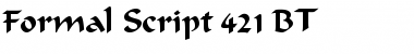 Download FormalScrp421 BT Font Download FormalScrp421 BT Font