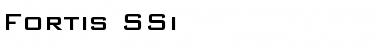 Download Fortis SSi Font Download Fortis SSi Font