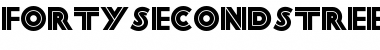 Download FortySecondStreetHB Font Download FortySecondStreetHB Font