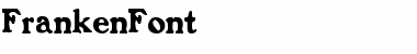 Download FrankenFont Font Download FrankenFont Font