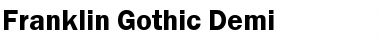 Download Franklin Gothic Demi Font Download Franklin Gothic Demi Font