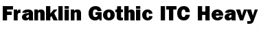 Download FrnkGothITC Hv BT Font Download FrnkGothITC Hv BT Font