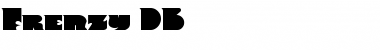 Download Frenzy DB Font Download Frenzy DB Font