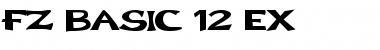 Download FZ BASIC 12 EX Font Download FZ BASIC 12 EX Font