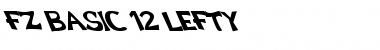 Download FZ BASIC 12 LEFTY Font Download FZ BASIC 12 LEFTY Font