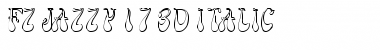 Download FZ JAZZY 17 3D ITALIC Font Download FZ JAZZY 17 3D ITALIC Font