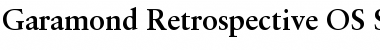 Download Garamond Retrospective OS SSi Font Download Garamond Retrospective OS SSi Font