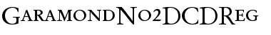 Download GaramondNo2DCDReg Font Download GaramondNo2DCDReg Font