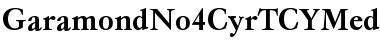 Download GaramondNo4CyrTCYMed Font Download GaramondNo4CyrTCYMed Font