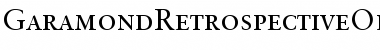 Download GaramondRetrospectiveOldStyleSSiSmallCaps Font Download GaramondRetrospectiveOldStyleSSiSmallCaps Font