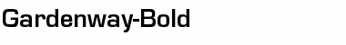 Download Gardenway-Bold Font Download Gardenway-Bold Font