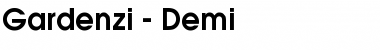 Download Gardenzi - Demi Font Download Gardenzi - Demi Font