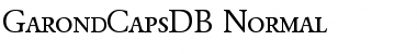 Download GarondCapsDB Font Download GarondCapsDB Font
