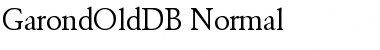 Download GarondOldDB Font Download GarondOldDB Font