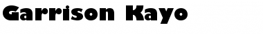 Download Garrison Kayo Font Download Garrison Kayo Font