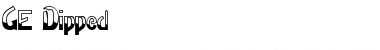 Download GE Dipped Font Download GE Dipped Font