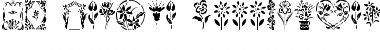 Download GE Floral Stencils Font Download GE Floral Stencils Font
