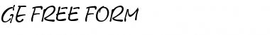 Download GE Free Form Font Download GE Free Form Font
