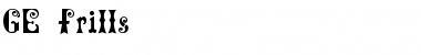 Download GE Frills Font Download GE Frills Font