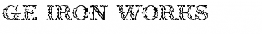 Download GE Iron Works Font Download GE Iron Works Font