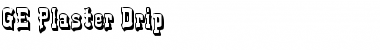 Download GE Plaster Drip Font Download GE Plaster Drip Font
