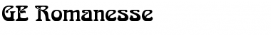 Download GE Romanesse Font Download GE Romanesse Font