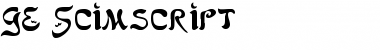 Download GE Scimscript Font Download GE Scimscript Font