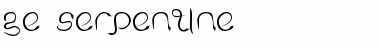 Download GE Serpentine Font Download GE Serpentine Font