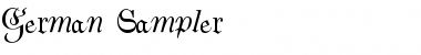 Download German Sampler Font Download German Sampler Font