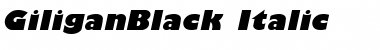 Download GiliganBlack Font Download GiliganBlack Font