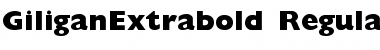 Download GiliganExtrabold Font Download GiliganExtrabold Font