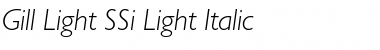 Download Gill Light SSi Font Download Gill Light SSi Font