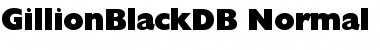 Download GillionBlackDB Font Download GillionBlackDB Font