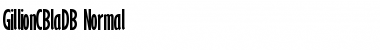 Download GillionCBlaDB Font Download GillionCBlaDB Font