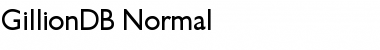 Download GillionDB Font Download GillionDB Font