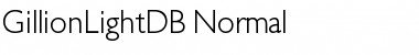 Download GillionLightDB Font Download GillionLightDB Font