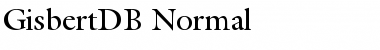 Download GisbertDB Font Download GisbertDB Font