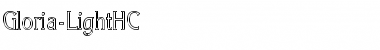 Download Gloria-LightHC Font Download Gloria-LightHC Font