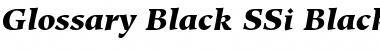Download Glossary Black SSi Font Download Glossary Black SSi Font