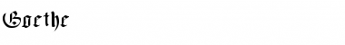 Download Goethe Font Download Goethe Font