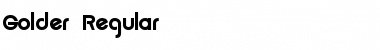 Download Golder Font Download Golder Font