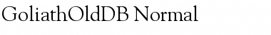 Download GoliathOldDB Font Download GoliathOldDB Font