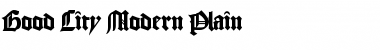 Download Good City Modern Font Download Good City Modern Font