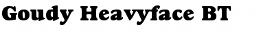 Download GoudyHvyface BT Font Download GoudyHvyface BT Font