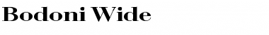 Download Bodoni Wide Font Download Bodoni Wide Font