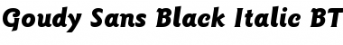 Download GoudySans BlkIt BT Font Download GoudySans BlkIt BT Font